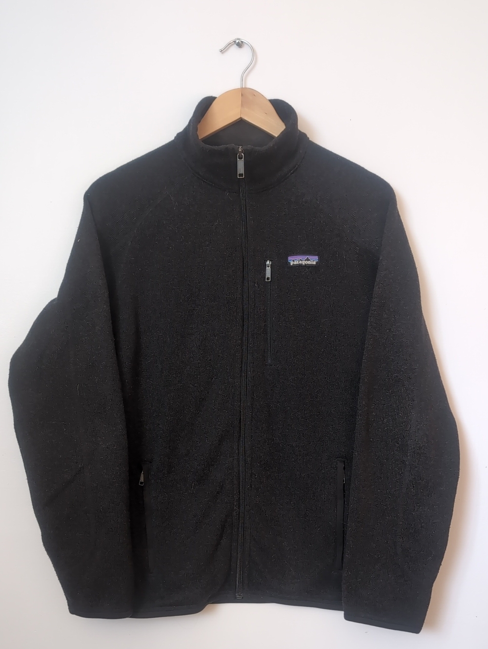 Patagonia Black Full-Zip Better Sweater Fleece Jacket Size M